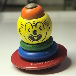 Vintage Playskool wood stacker